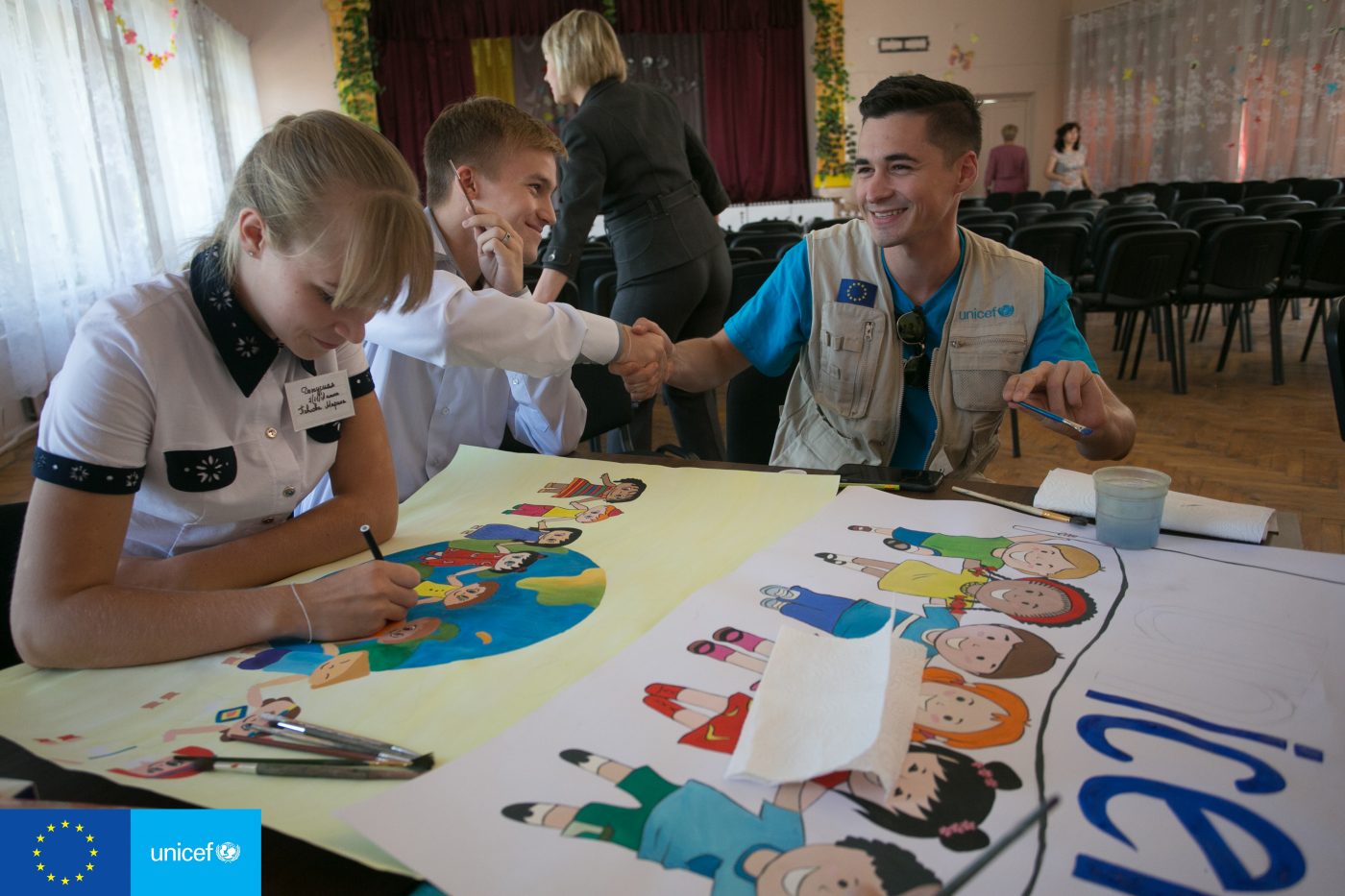We travelled to Ukraine with UNICEF/EU team