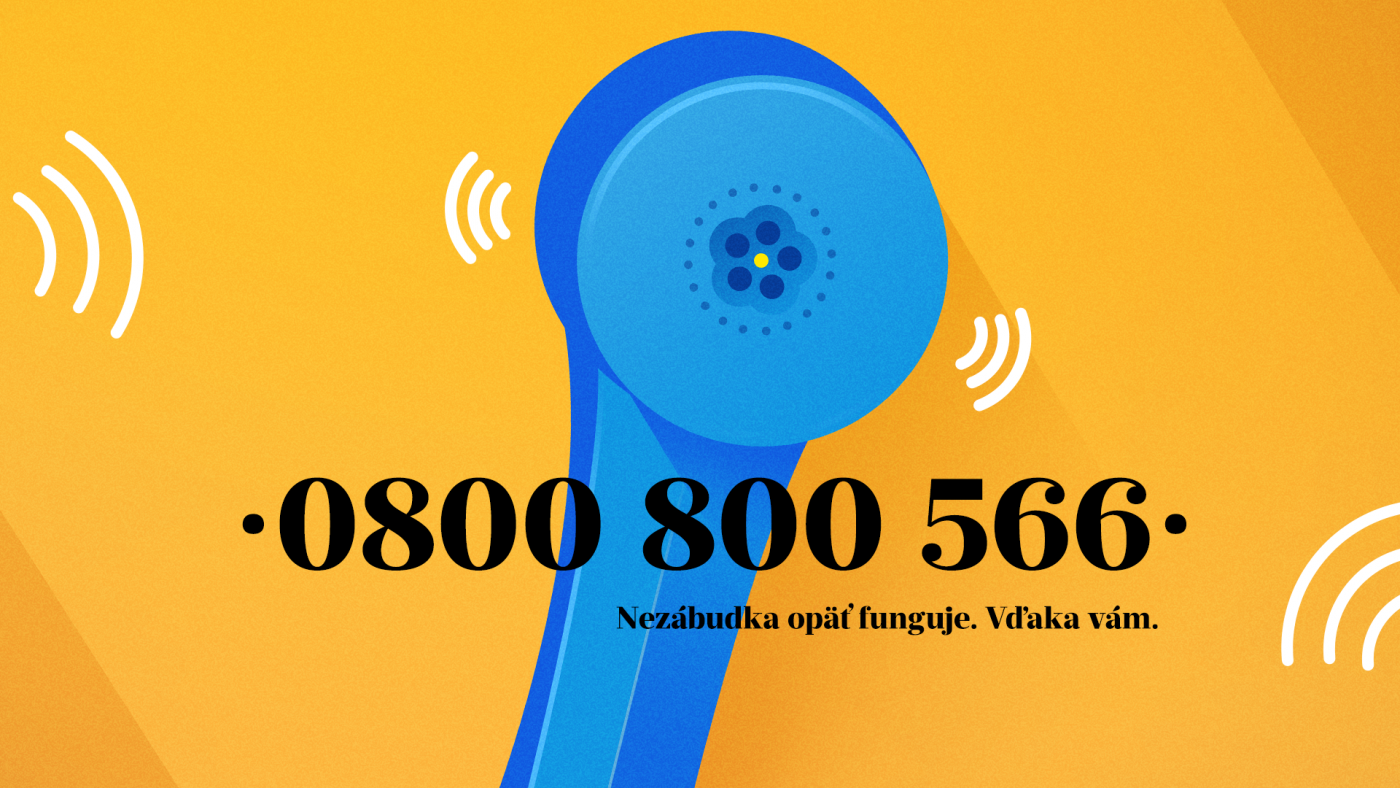 Emotional support hotline Nezábudka operating again after 13 years of silence